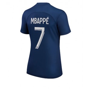 Paris Saint-Germain Kylian Mbappe #7 kläder Kvinnor 2022-23 Hemmatröja Kortärmad
